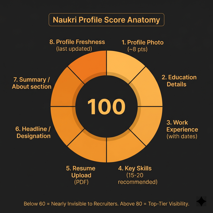 Naukri Profile Score — What It's Made Of